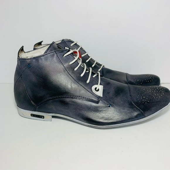 Salsa Jeans Mens Black Lace Up Chukka Boots Size 8 main image 8